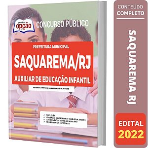 Apostila Saquarema RJ - Auxiliar de Educação Infantil