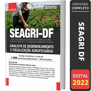 Apostila Seagri Df - Analista Fiscalização Agropecuária