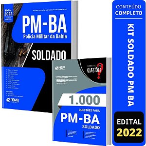 Kit Apostila Concurso PM BA - Soldado + Testes