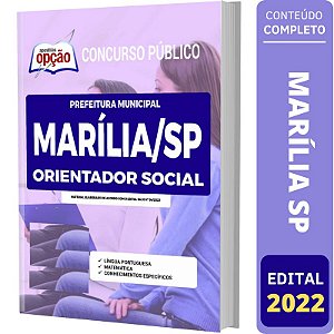 Apostila Concurso Marília SP - Orientador Social