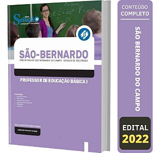 Apostila São Bernardo do Campo SP - Professor PEB 1