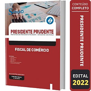Apostila Presidente Prudente SP - Fiscal de Comércio
