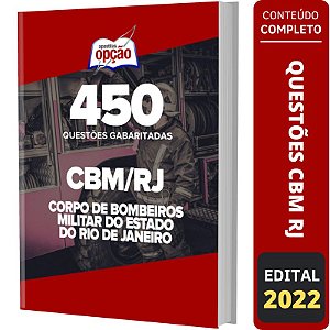 Caderno de Testes CBM RJ Corpo Bombeiros do Rio de Janeiro