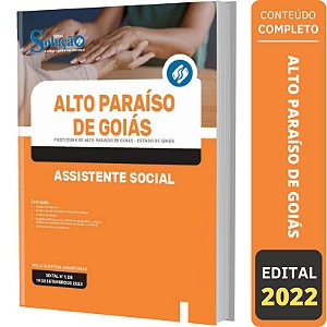 Apostila Alto Paraíso de Goiás GO - Assistente Social