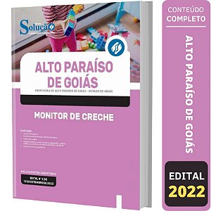 Apostila Alto Paraíso de Goiás GO - Monitor de Creche