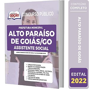 Apostila Alto Paraíso de Goiás GO - Assistente Social