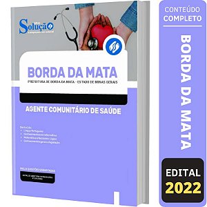 Apostila Borda da Mata MG - Agente Comunitário de Saúde
