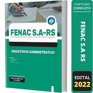 Apostila Concurso FENAC RS - Assistente Administrativo