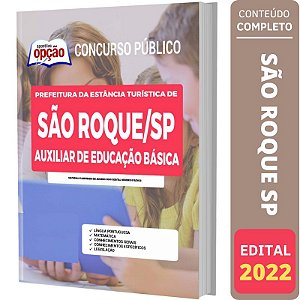 Apostila Prefeitura São Roque SP - Auxiliar Educação Básica