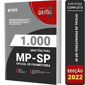 Questões Gabaritadas para o MP SP - Oficial de Promotoria