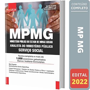 Apostila Concurso MP MG - ANALISTA - SERVIÇO SOCIAL