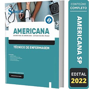 Apostila Prefeitura Americana SP - Técnico de Enfermagem