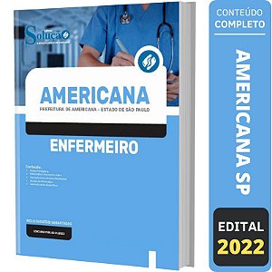 Apostila Concurso Americana SP - Enfermeiro