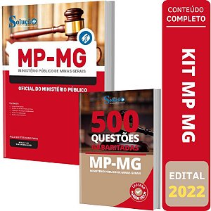 Kit Impresso Apostila MP MG - Oficial do Ministério Público