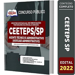 Apostila CEETEPS SP Agente Técnico e Administrativo Auxiliar