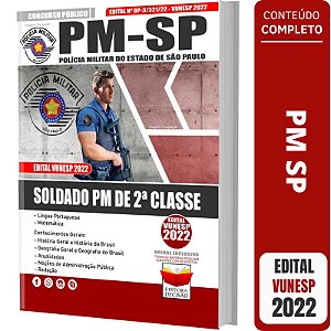 Apostila Concurso PM SP - SOLDADO - Polícia Militar de São Paulo