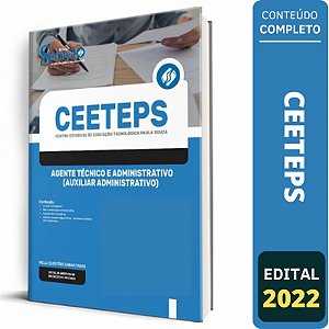 Apostila CEETEPS SP - Agente Técnico e Administrativo