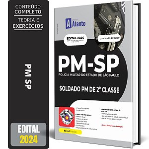 Apostila Concurso PM SP 2024 - Soldado PM - Polícia Militar de São Paulo