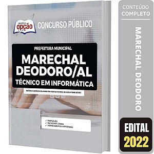 Apostila Concurso Marechal Deodoro AL Técnico em Informática
