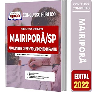 Apostila Mairiporã SP Auxiliar Desenvolvimento Infantil