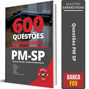Caderno de Questões PM SP - Banca FGV