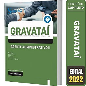 Apostila Concurso Gravataí RS - Agente Administrativo 2