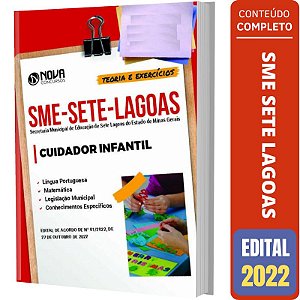 Apostila Concurso SME Sete Lagoas MG - Cuidador Infantil
