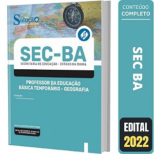 Apostila Concurso SEC BA - Professor Temporário - Geografia