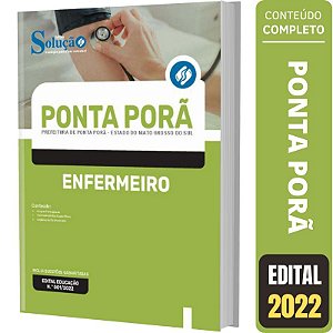 Apostila Concurso Ponta Porã MS - Enfermeiro