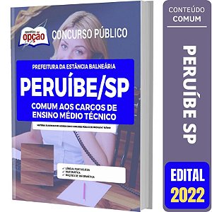 Apostila Concurso Peruíbe SP - Comum Ensino Médio Técnico