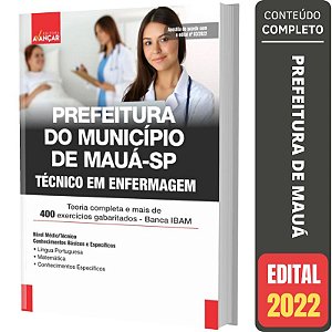 Apostila Município De Mauá Sp - Técnico Em Enfermagem