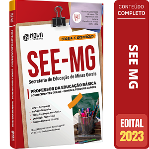 Apostila SEE MG 2023 - Professor de Educação Básica - Comum