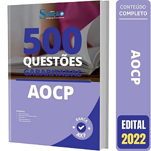 Caderno de Testes AOCP - Questões Gabaritadas