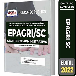 Apostila EPAGRI SC - Assistente Administrativo