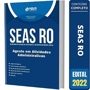 Apostila SEAS RO - Agente Atividades Administrativas