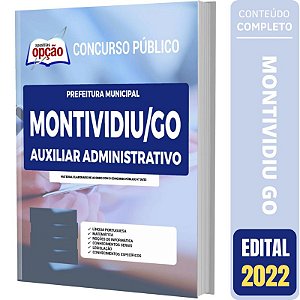 Apostila Concurso Montividiu GO - Auxiliar Administrativo