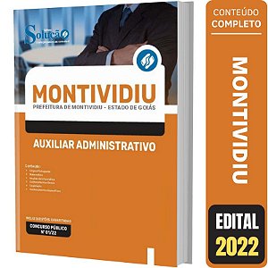 Apostila Prefeitura Montividiu GO - Auxiliar Administrativo