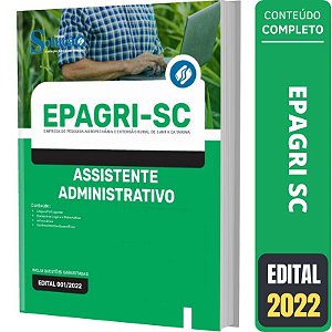 Apostila Concurso EPAGRI SC - Assistente Administrativo