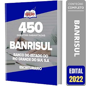 Caderno BANRISUL - Escriturário - Gabaritadas