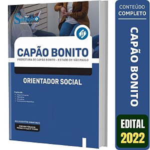 Apostila Concurso Capão Bonito SP - Orientador Social