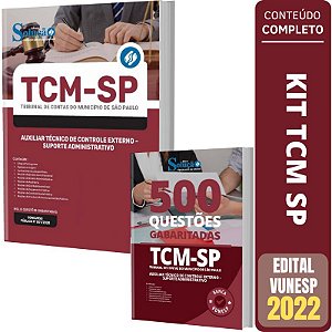 Kit Apostila TCM SP - Auxiliar Técnico de Controle Externo