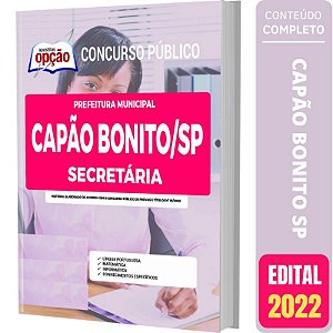 Apostila Prefeitura Capão Bonito SP - Secretária