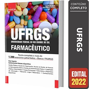 Apostila Concurso UFRGS - Farmacêutico
