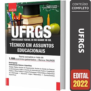 Apostila Concurso UFRGS - TÉCNICO EM ASSUNTOS EDUCACIONAIS