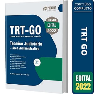 Apostila TRT GO - Técnico - Área Administrativa