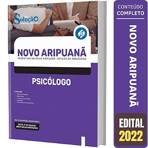 Apostila Concurso Novo Aripuanã AM - Psicólogo