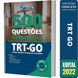 Caderno de Questões TRT-GO - Técnico - Área Administrativa