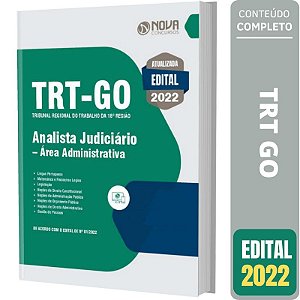 Apostila Concurso TRT GO - Analista - Área Administrativa