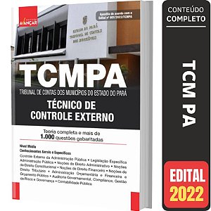 Apostila Concurso Tcm Pa - Técnico De Controle Externo
