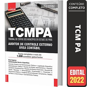 Apostila Tcm Pa - Auditor De Controle Externo Área Contábil